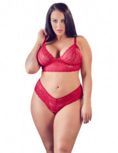 Bra and Red Briefs 3XL 2