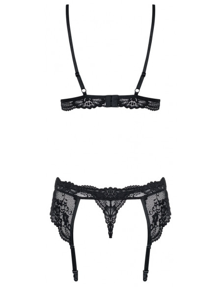 Obsessive Bra Set S/M - Obsessive - Nero - 810 completo intimo sexy