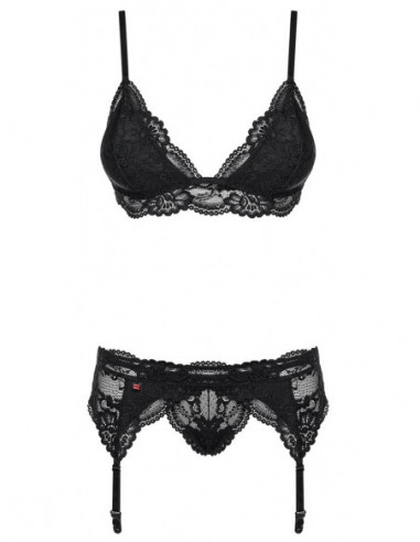 Obsessive Bra Set L/XL - Obsessive - Nero (cod. 754)