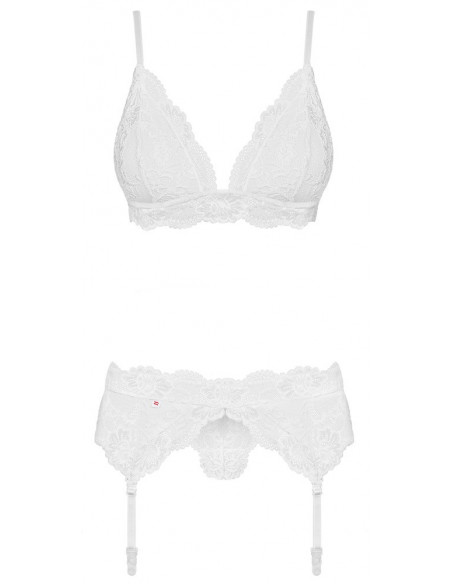 Obsessive Bra Set L/XL - Obsessive - Bianco