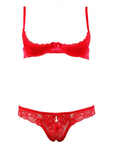 Half-cup Bra Set 75B/S