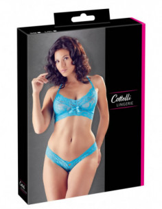 Bra and Briefs blue L/XL