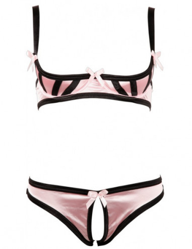 Shelf Bra Set 85B/L - Cottelli LINGERIE - rosa