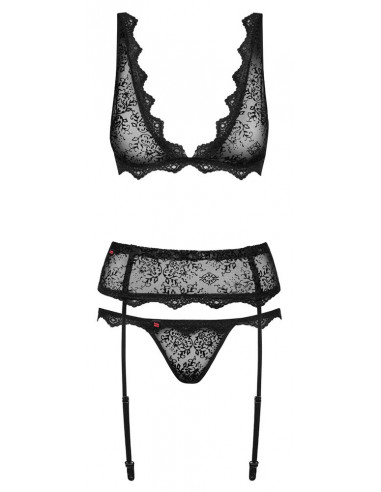 Obsessive Bra Set L/XL - Obsessive - Nero (cod. 752)