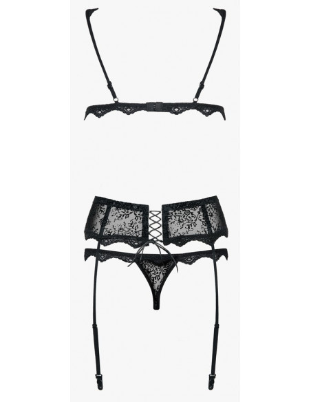 Obsessive Bra Set L/XL - Obsessive - Nero (cod. 752)