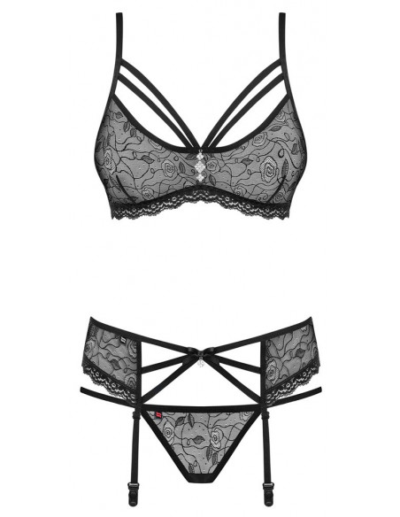 Obsessive Bra Set L/XL - Obsessive - Nero (cod. 750)