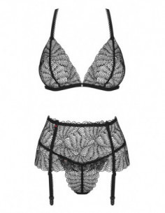 Obsessive Set S/M - Obsessive - Nero - Chiccanta 3 pcs set 2