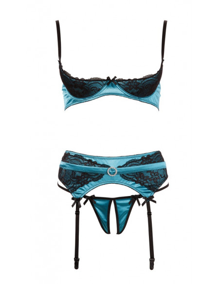 Shelf Bra Set 75B/S - Cottelli LINGERIE - verde