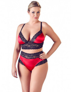 Bra Set black/red 3XL 2