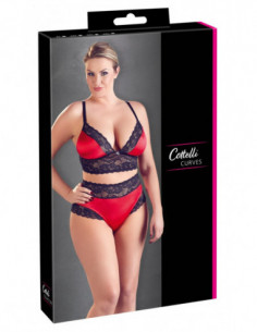Bra Set black/red 2XL