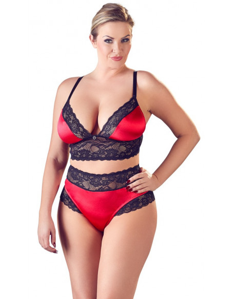 Bra Set black/red 2XL