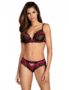 Obsessive Bra Set S/M - Obsessive - Nero (cod. 756)