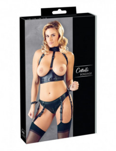 Bra Set Bondage S - Cottelli BONDAGE - Nero (cod. 106)