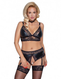 Bra and Suspender Briefs 4XL 2
