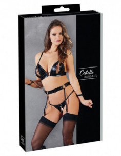Bra Set Bondage M - Cottelli BONDAGE - Nero (cod. 102)