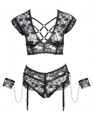 Bra Set Bondage 3XL - Cottelli BONDAGE - Nero (cod. 94)