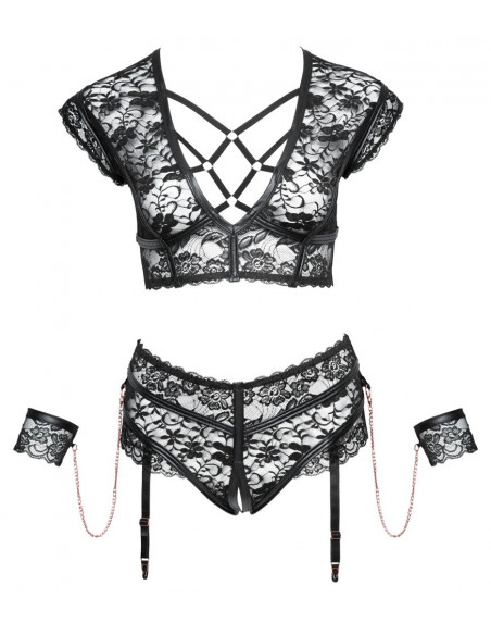 Bra Set Bondage 3XL - Cottelli BONDAGE - Nero (cod. 94)