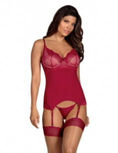 Obsessive Basque S/M - Obsessive - rosso (cod. 735)