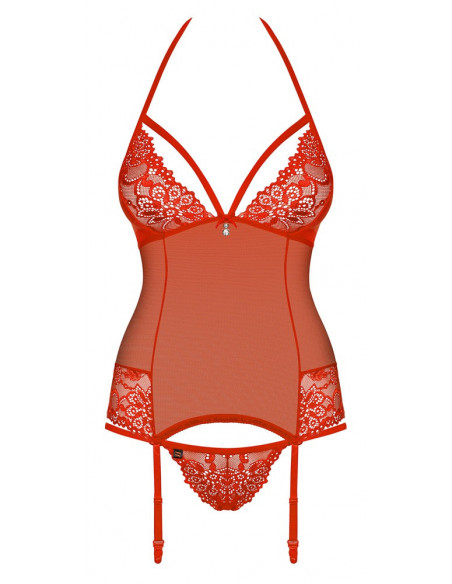 Obsessive Basque S/M - Obsessive - rosso (cod. 734)