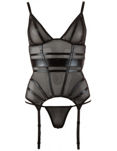 Cami Suspender S - Cottelli LINGERIE - Nero (cod. 128)