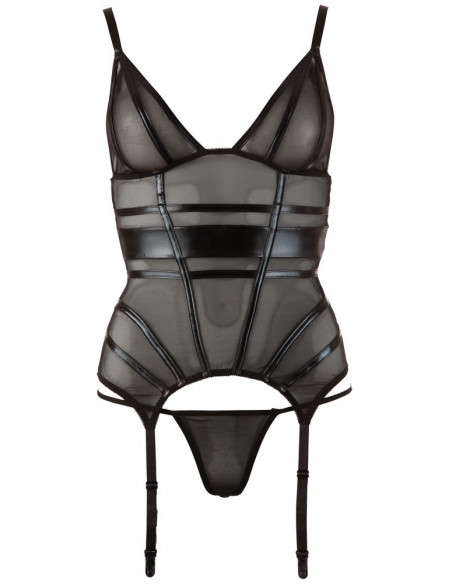 Cami Suspender S - Cottelli LINGERIE - Nero (cod. 128)