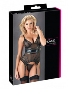 Cami Suspender L - Cottelli LINGERIE - Nero (cod. 125)