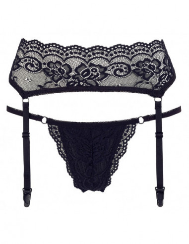 String and Suspenders black S