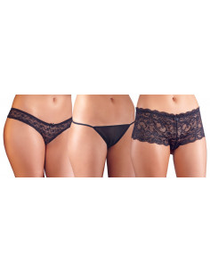 Briefs Set Black L 2