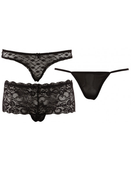 Briefs Set Black L