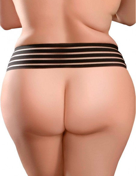 Crotchless Love Garter XL-XXL