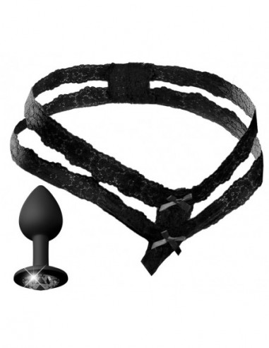 Crotchless Secret Gem S-L Blac