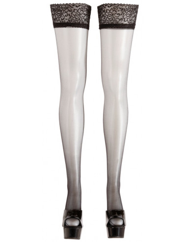 Hold-up Stockings black 2 - Cottelli LEGWEAR - Nero (cod. 276)