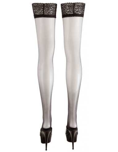 Hold-up Stockings black 2 - Cottelli LEGWEAR - Nero (cod. 276)