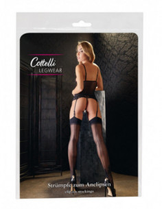 Stockings with seam black 4