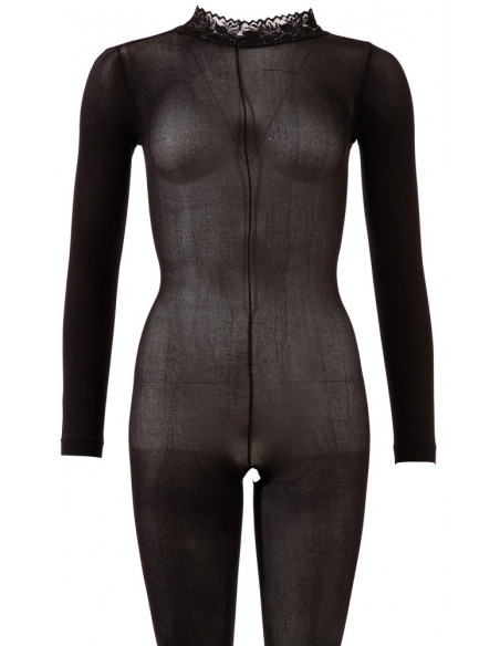 Catsuit with Lace Collar M/L