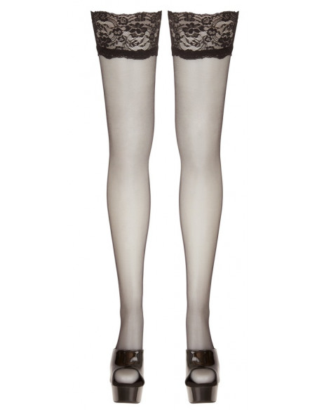 Hold-up Stockings black 2 - Cottelli LEGWEAR - Nero (cod. 274)