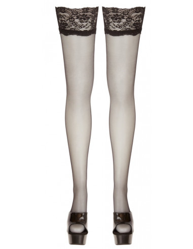 Hold-up Stockings black 4 - Cottelli LEGWEAR - Nero (cod. 282)