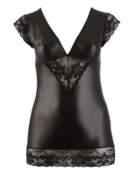 Wet Look Dress XL - Cottelli CURVES