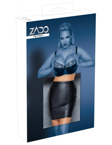 Leather Mini Skirt XL