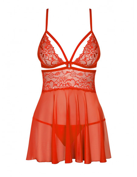 Obsessive Babydoll L/XL - Obsessive - rosso