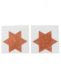Nipple StickersStar Big copper 2