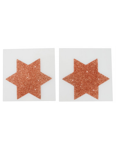 Nipple StickersStar Big copper