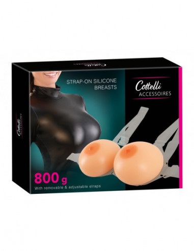 Strap-on Silicone Breasts