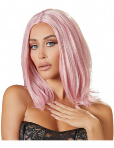 Wig, bob, pink 2