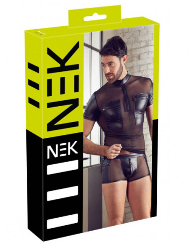 Men's Shirt L - NEK - Nero (cod. 607)