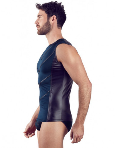 Men's Top M - NEK - blu