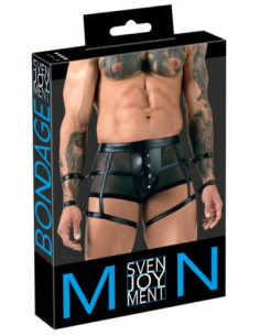 Men's Pants S - Svenjoyment Bondage - Nero (cod. 547)