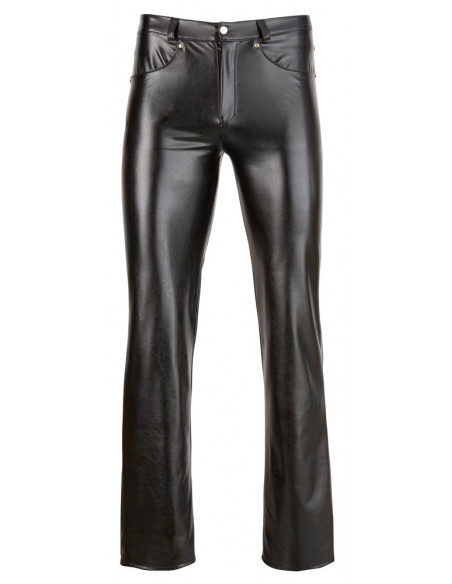 M. Imitat. Leather Trousers M