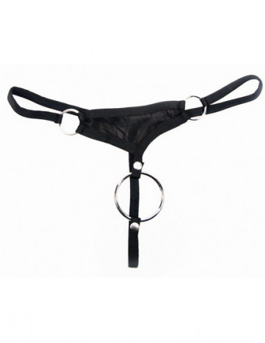 Men's String S - Svenjoyment - Nero (cod. 669)