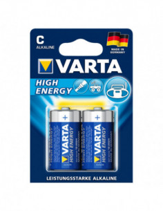 2 Varta C Batteries 2